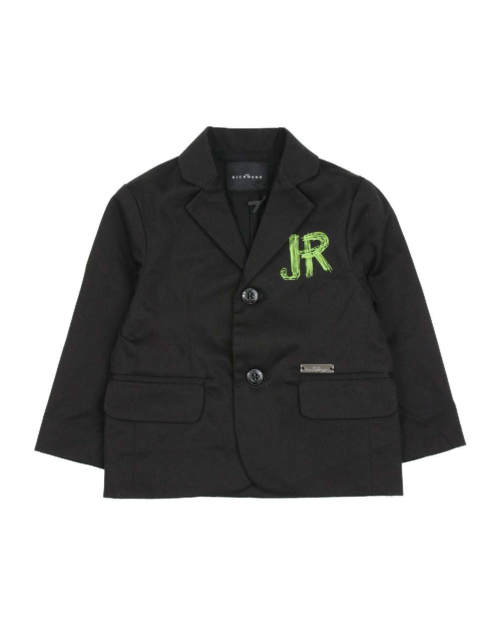 John Richmond kids Giacca monopetto con logo a contrasto 2025