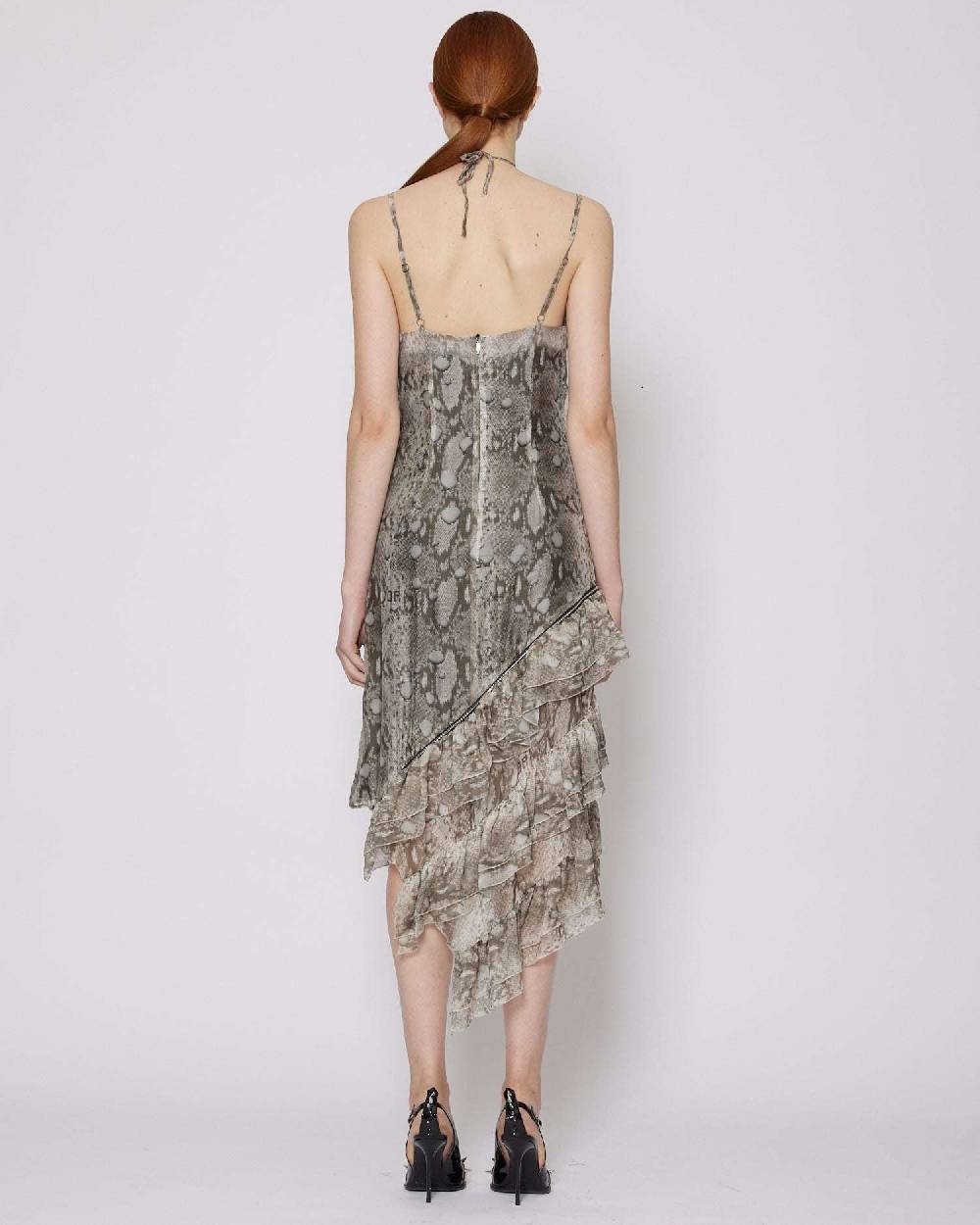 John Richmond Abito midi con scollo a V Saldi