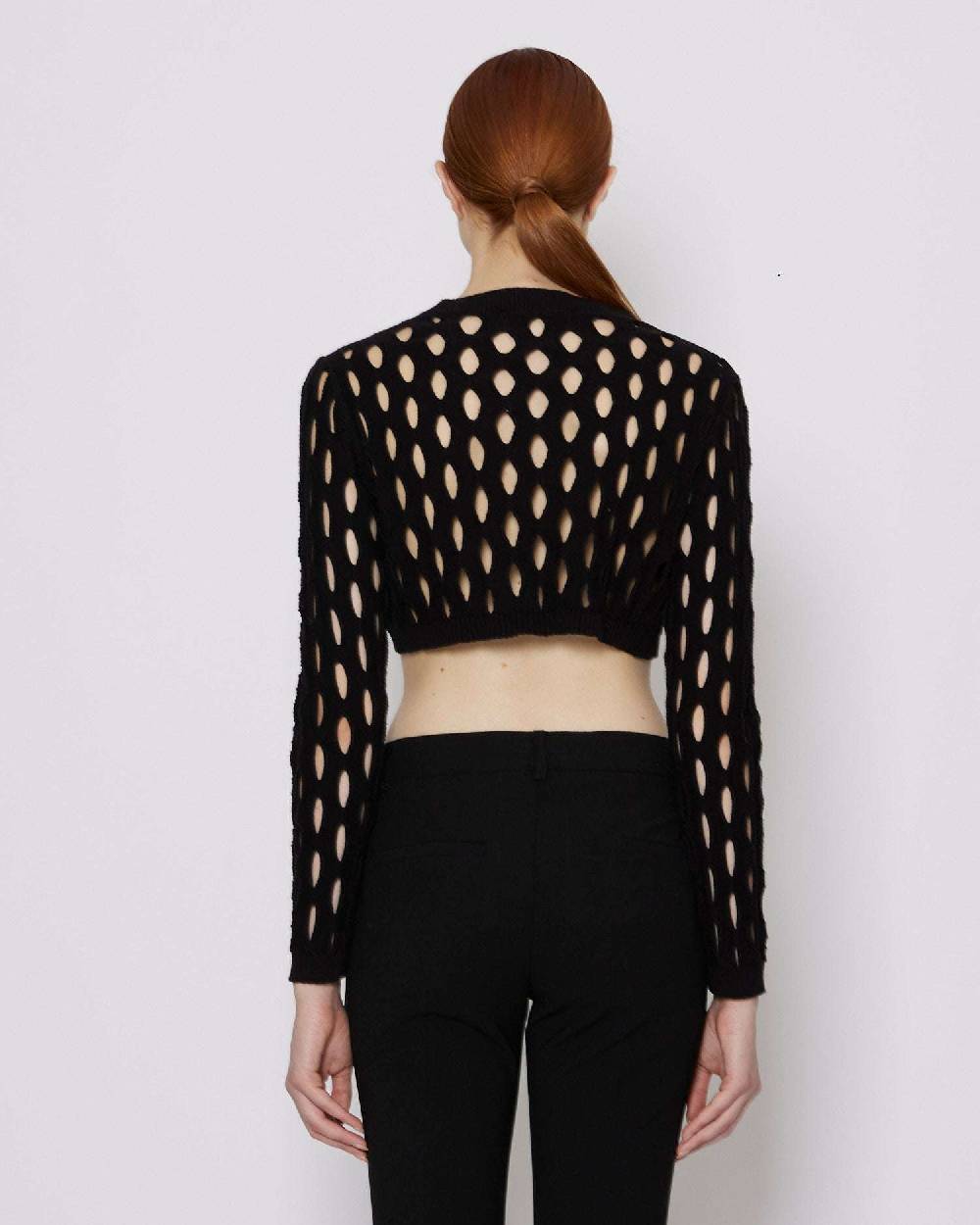 John Richmond Maglia crop forata Negozio online di fabbrica