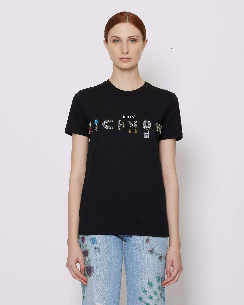 John Richmond T-shirt con logo sul davanti Offerta esclusiva
