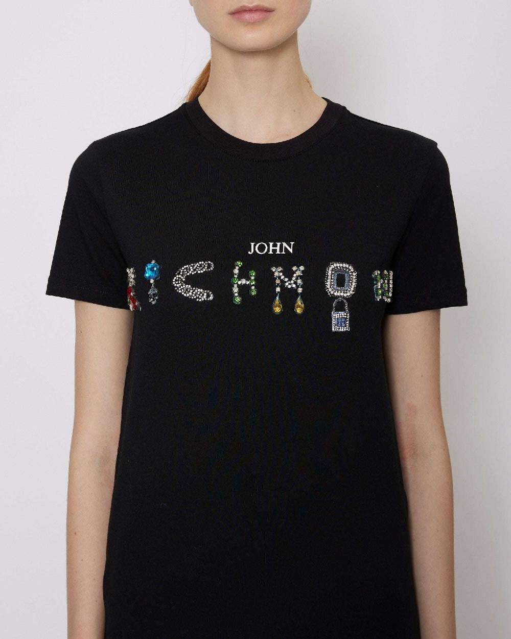 John Richmond T-shirt con logo sul davanti Offerta esclusiva
