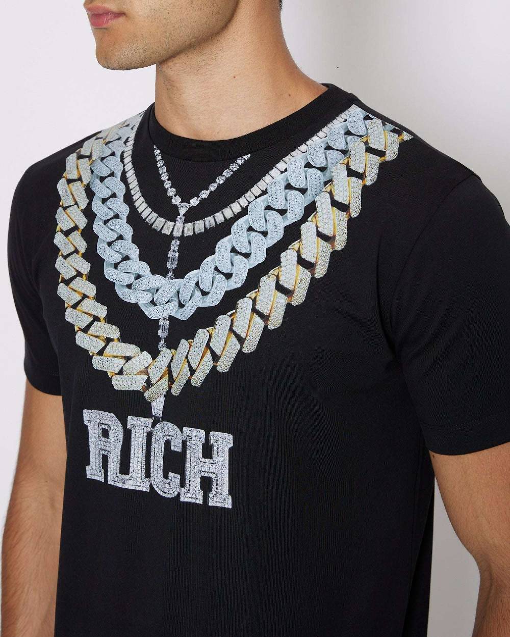 John Richmond T-shirt con grafica sul davanti Black Friday