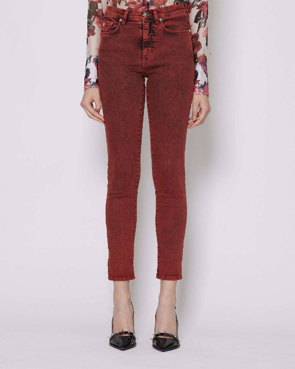 John Richmond Jeans slim a vita alta Officina