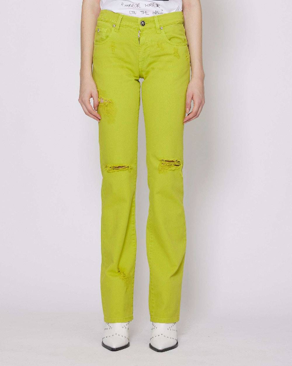 John Richmond Jeans regular con strappi Esporta salva