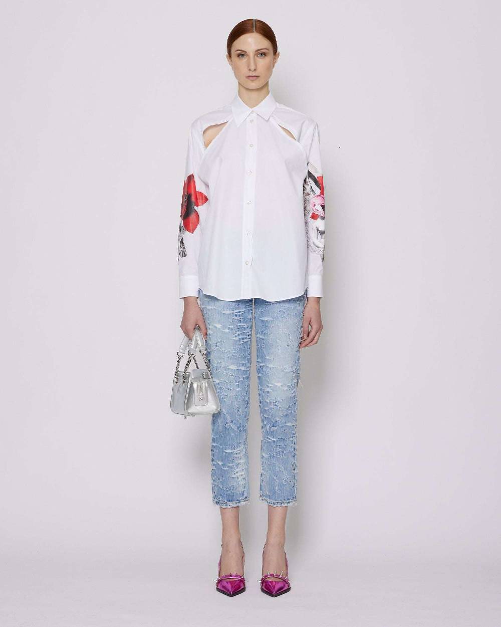 John Richmond ﻿Jeans regular con strappi Duty-free