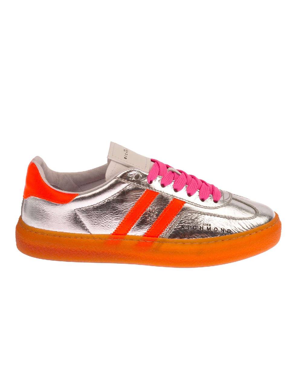 John Richmond - RICHENKA Sneakers in pelle con logo e bande laterali Sconti questo mese