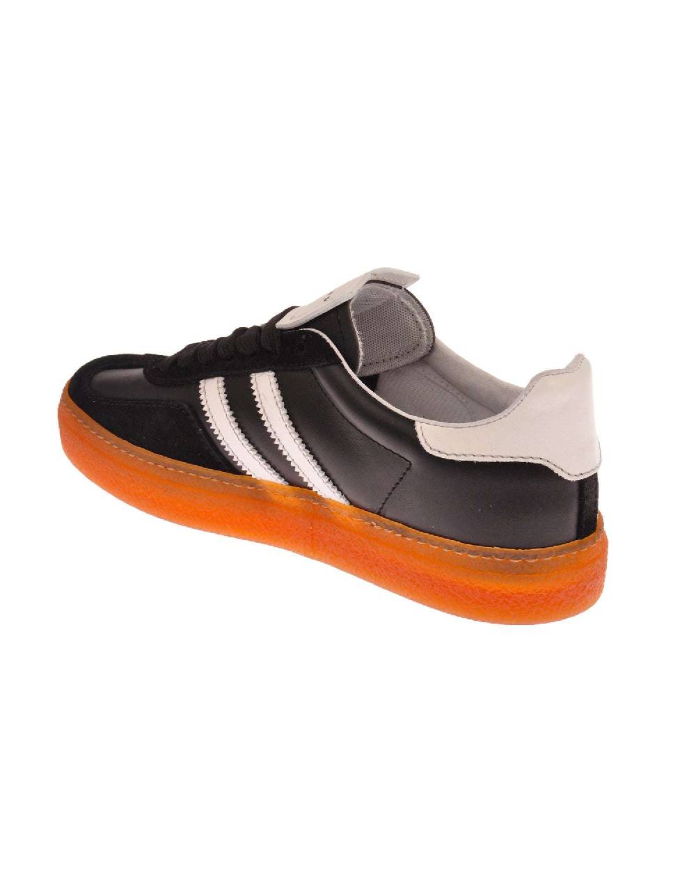 John Richmond Sneakers in pelle con logo e bande laterali Italy