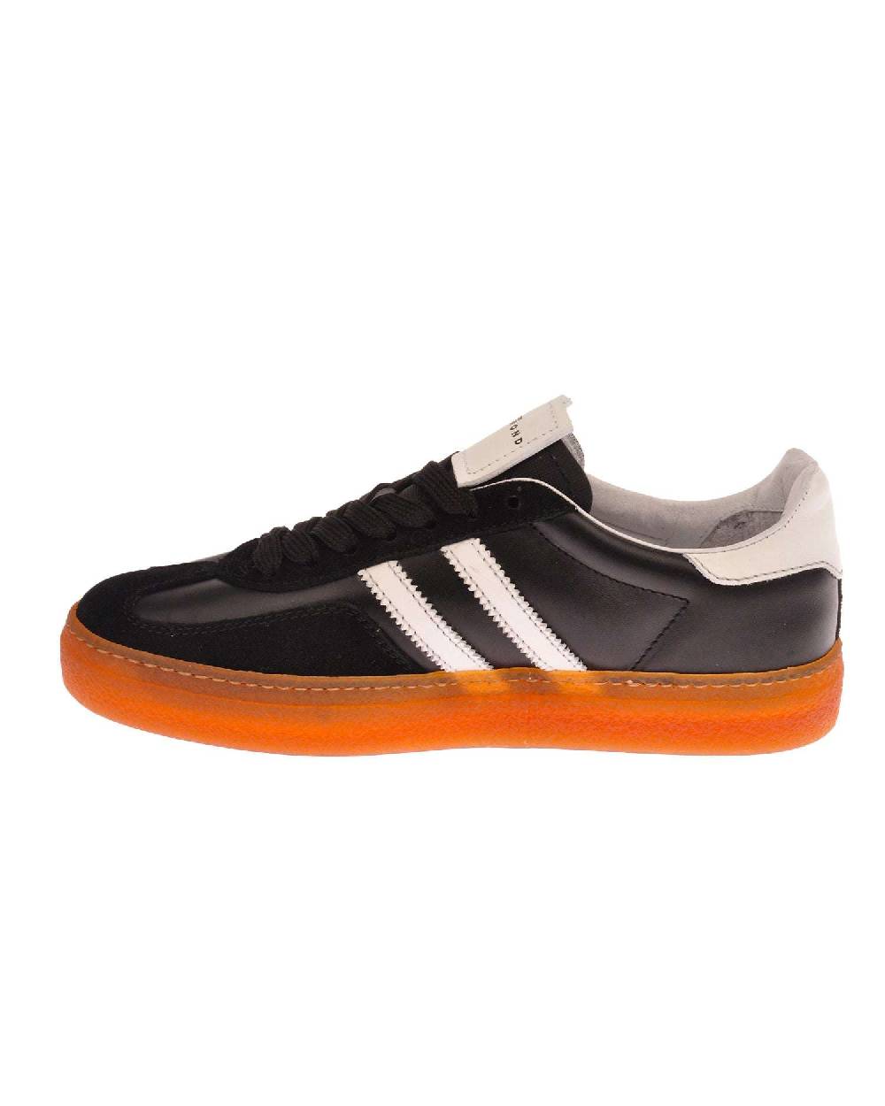 John Richmond Sneakers in pelle con logo e bande laterali Italy