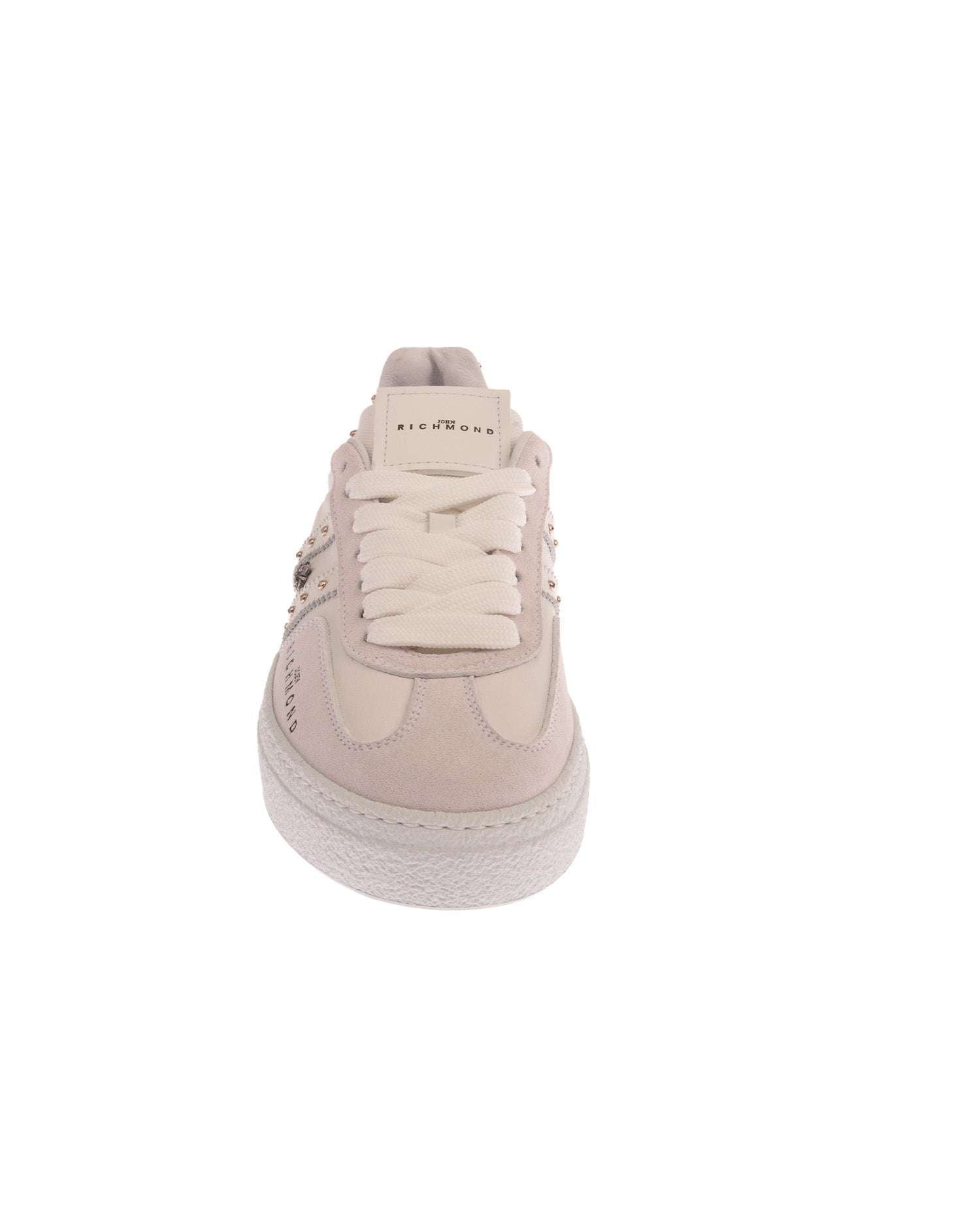 John Richmond - RICHENKA Sneakers in pelle con bande laterali e borchiette In Linea