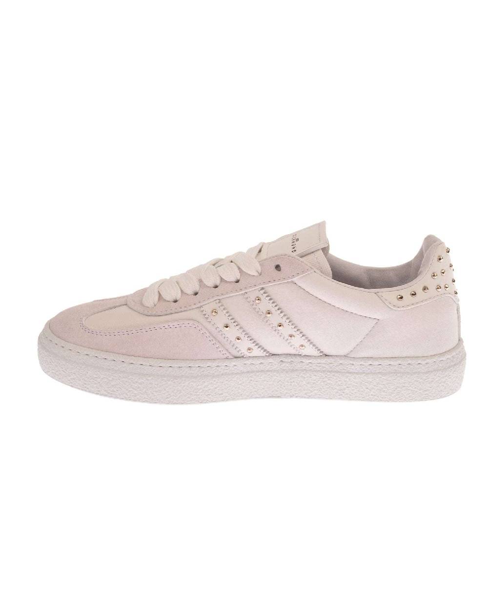 John Richmond - RICHENKA Sneakers in pelle con bande laterali e borchiette In Linea