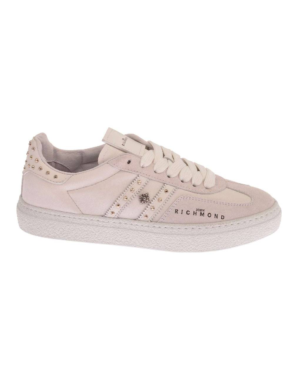 John Richmond - RICHENKA Sneakers in pelle con bande laterali e borchiette In Linea