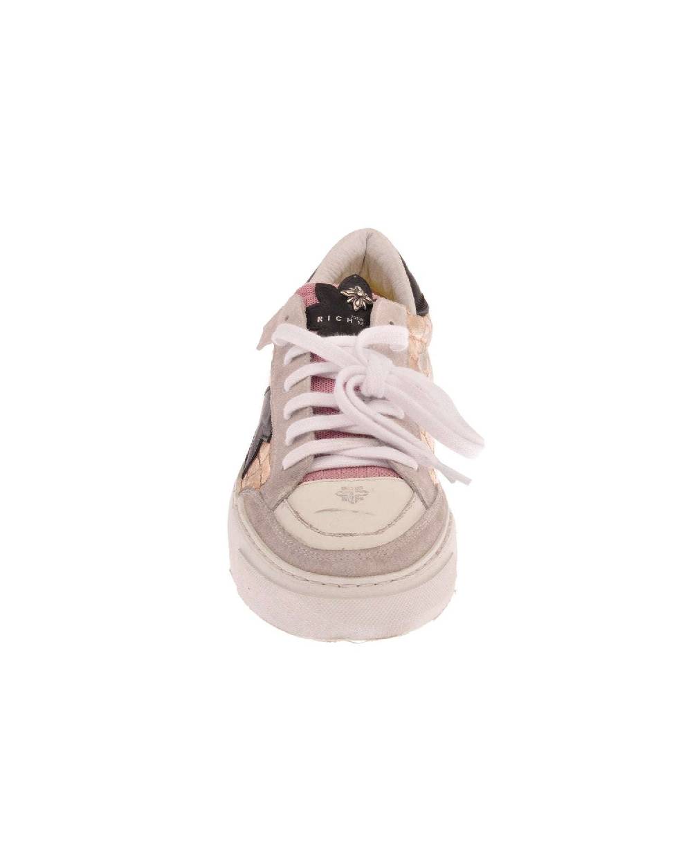 John Richmond Sneakers tricolor con stampa laterale Nuovo