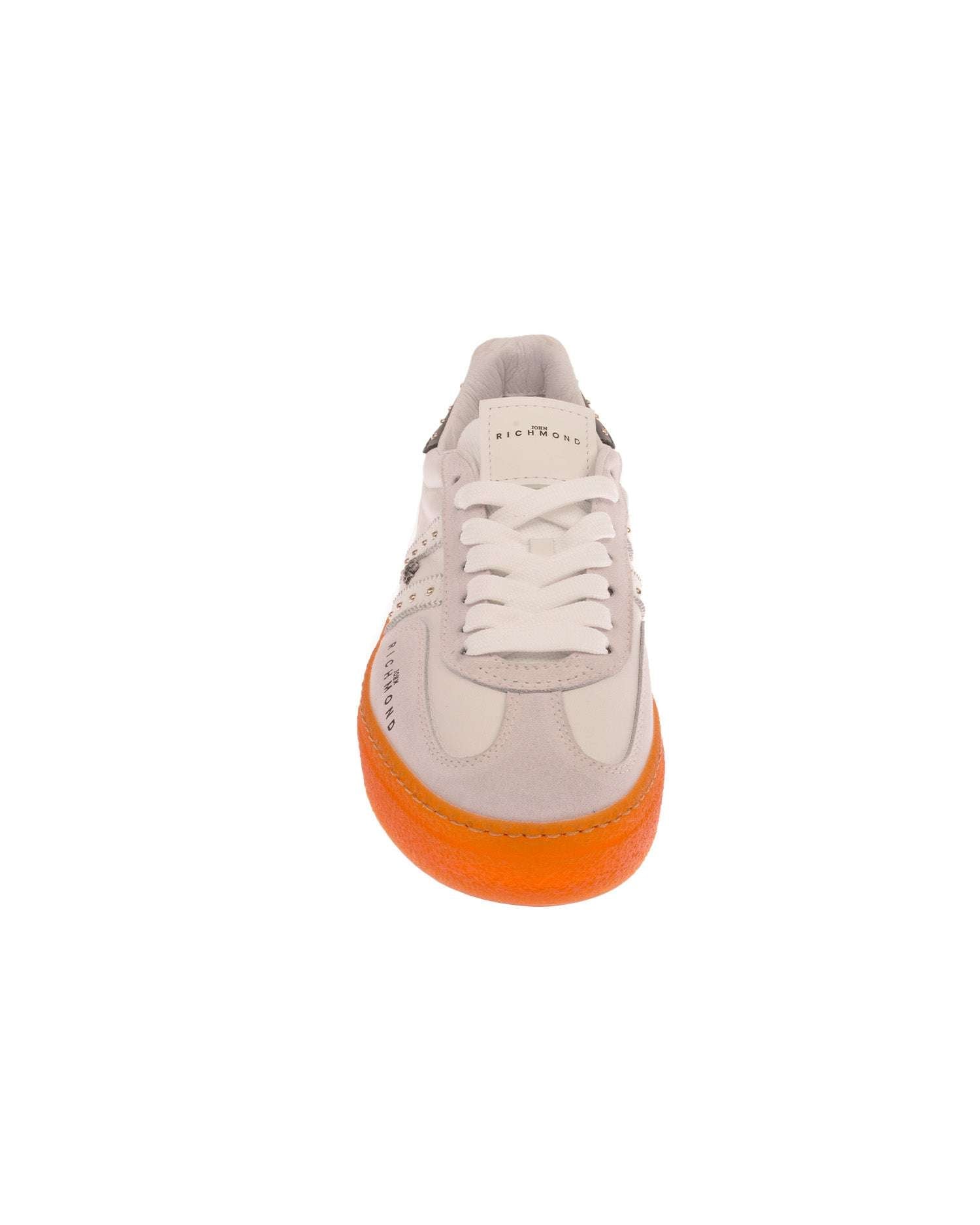 John Richmond - RICHENKA Sneakers in pelle con bande laterali e borchiette Promozione Limitata