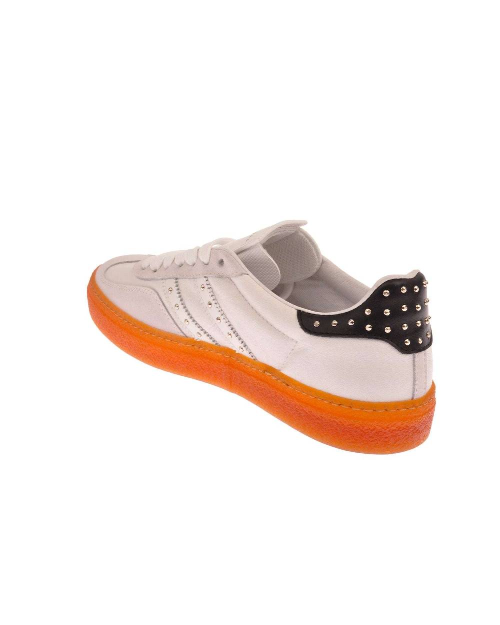 John Richmond - RICHENKA Sneakers in pelle con bande laterali e borchiette Promozione Limitata