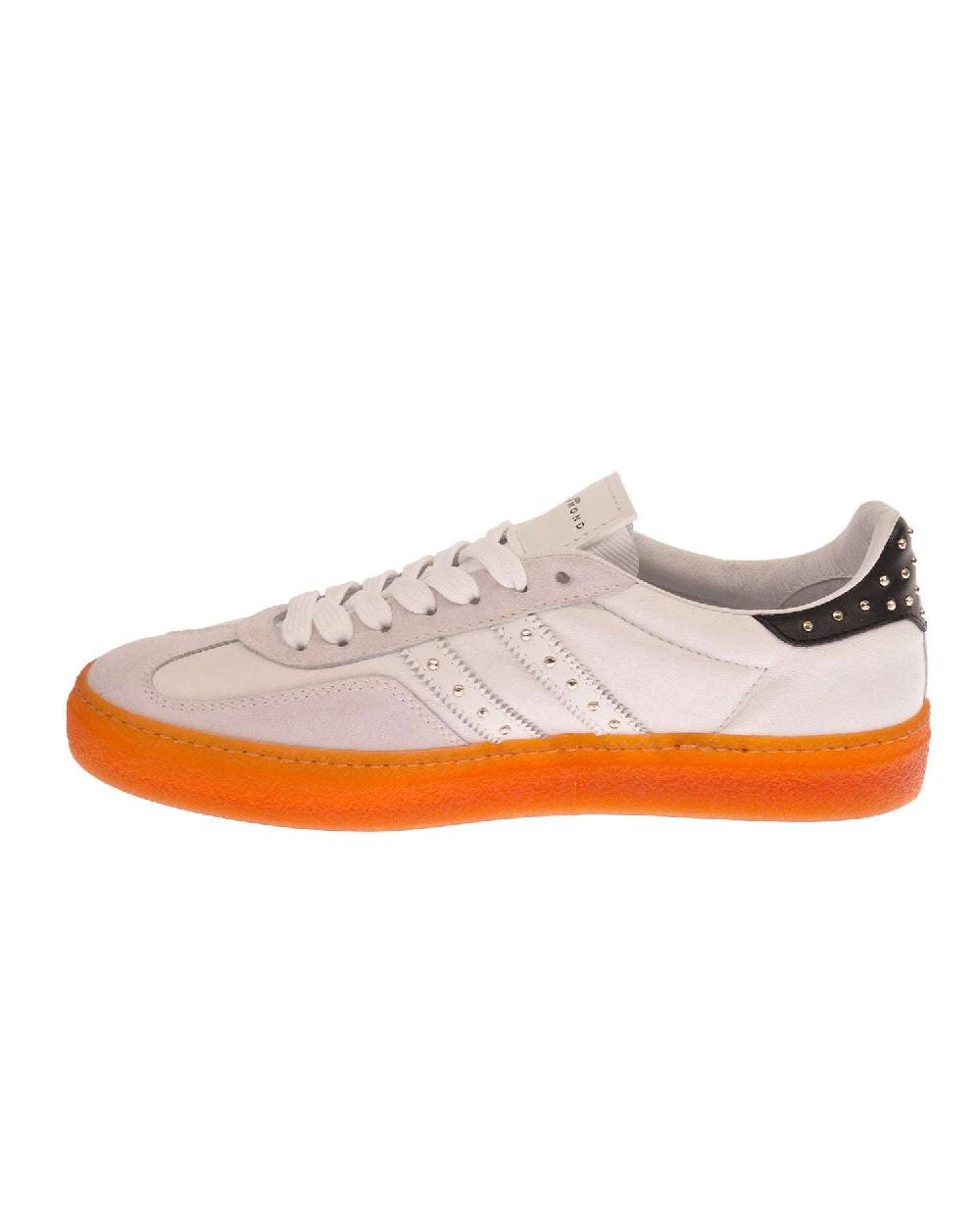 John Richmond - RICHENKA Sneakers in pelle con bande laterali e borchiette Promozione Limitata