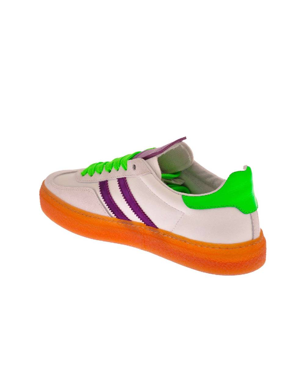 John Richmond Sneakers in pelle con logo e bande laterali Fino Al -60%