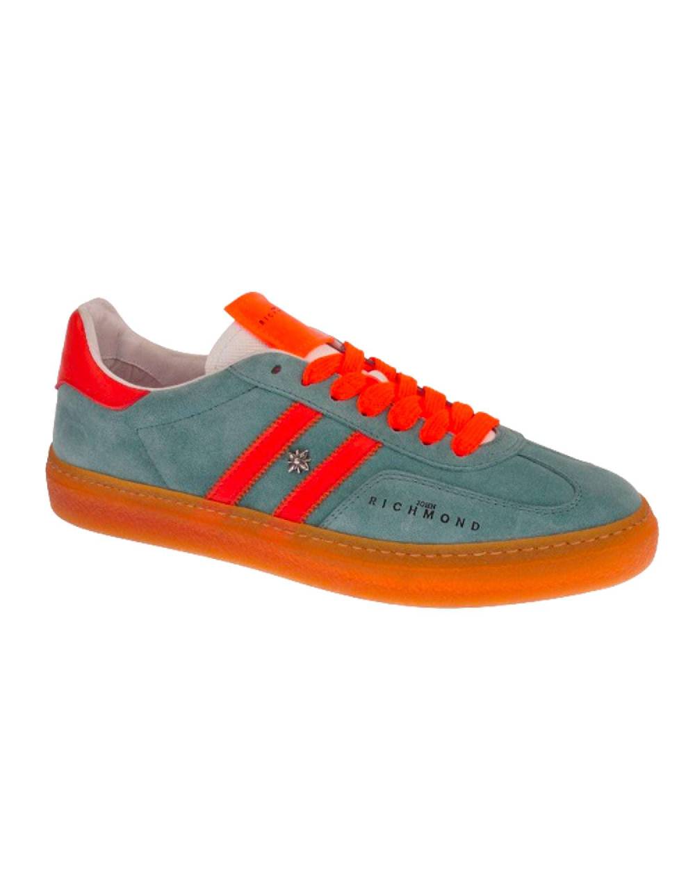 John Richmond Sneakers in pelle con logo e bande laterali Shopping Online