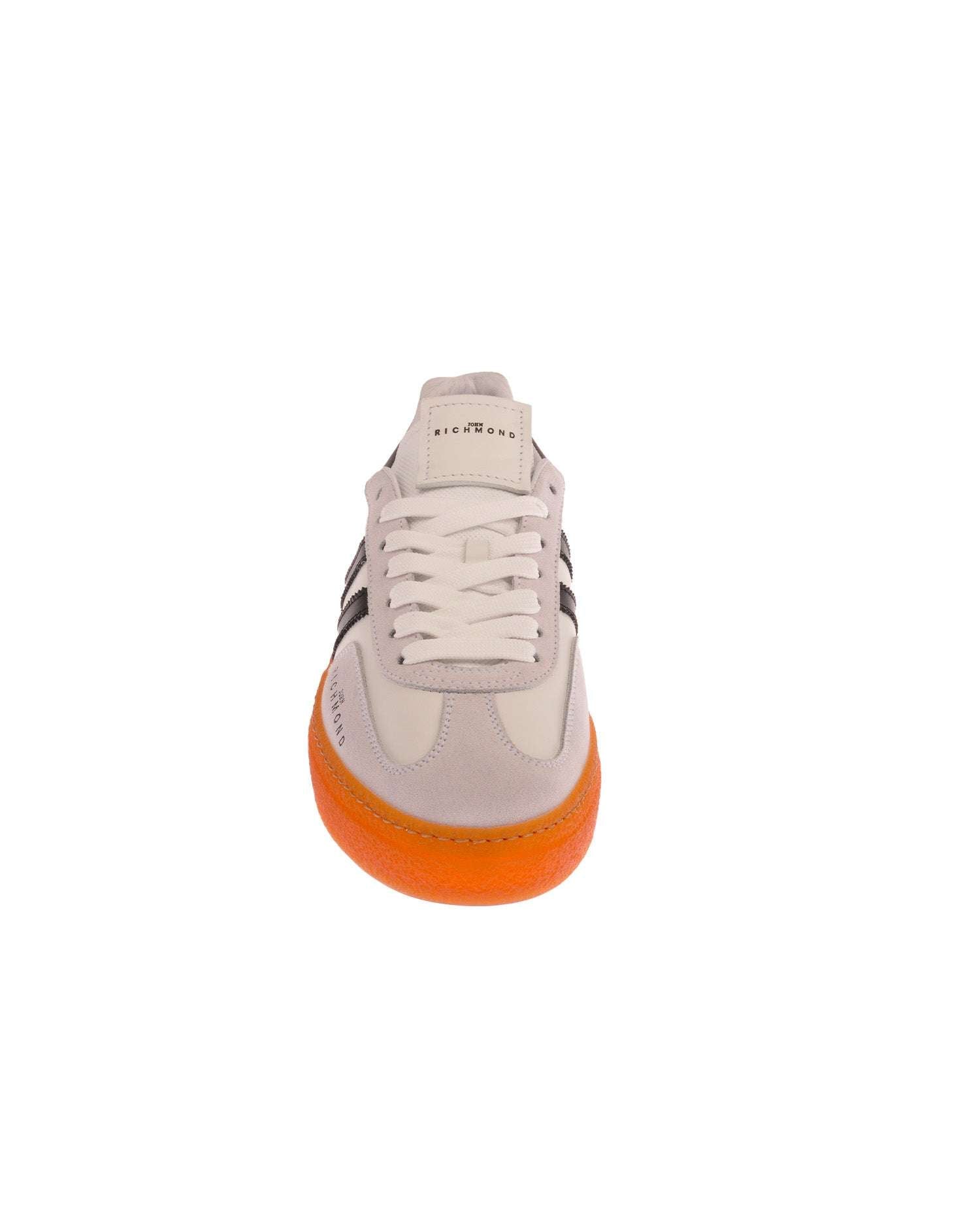 John Richmond - RICHENKA Sneakers in pelle con logo e bande laterali Affare Del Giorno