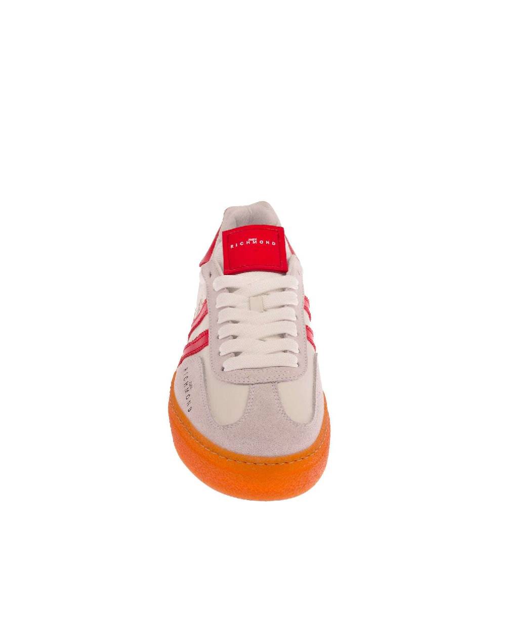 John Richmond - RICHENKA Sneakers in pelle con logo e bande laterali Prezzo Ridotto