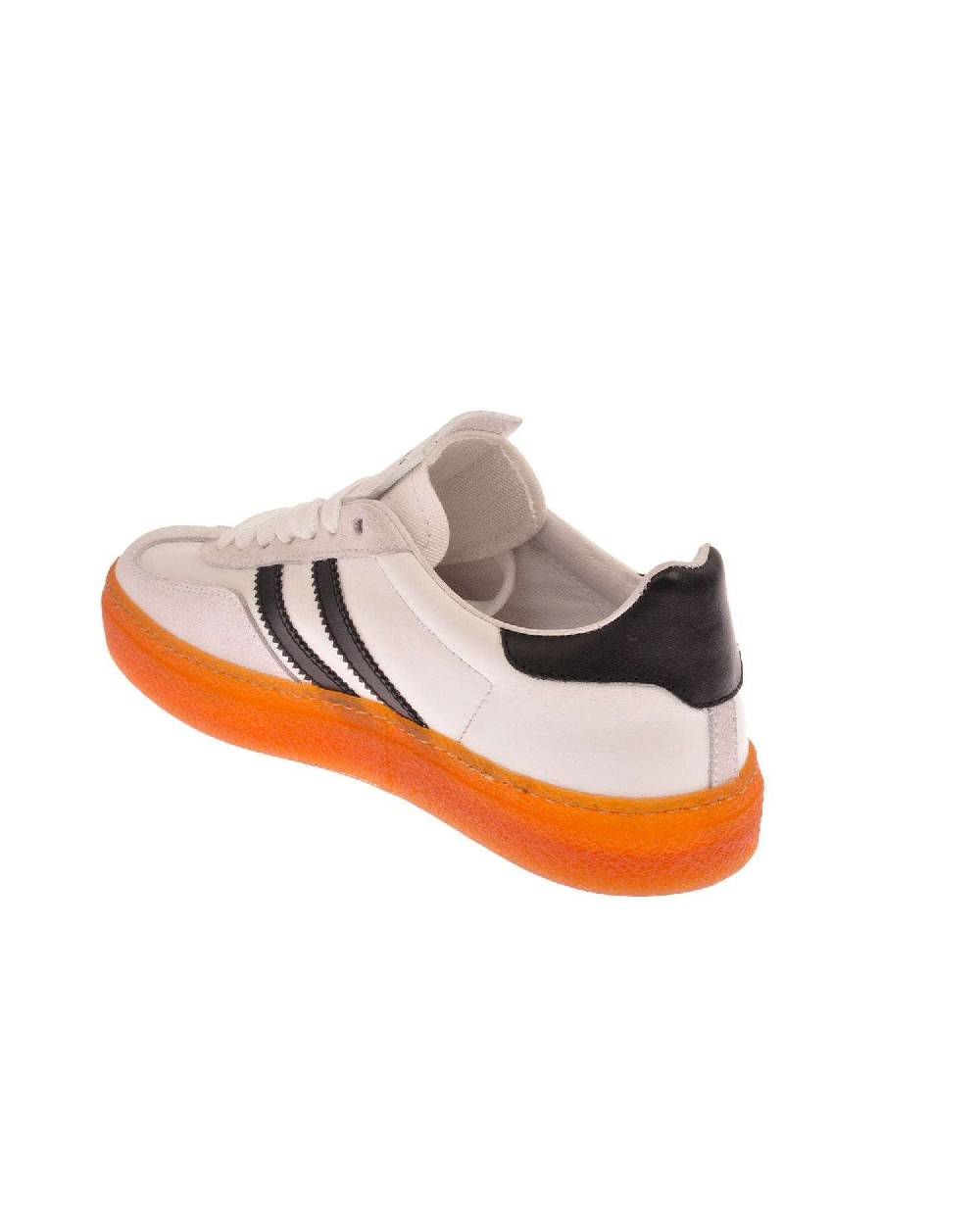 John Richmond Sneakers in pelle con logo e bande laterali Convenienza
