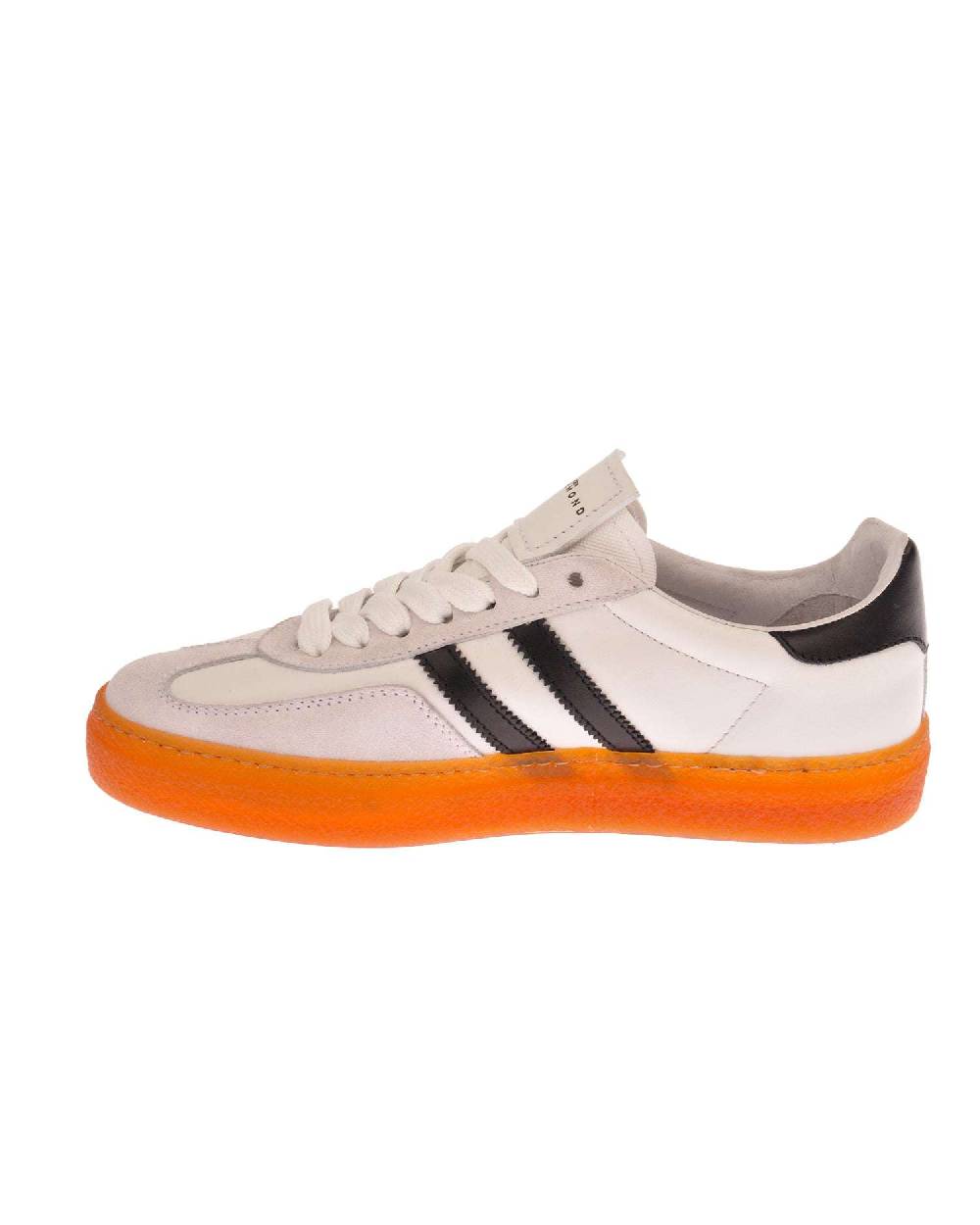 John Richmond Sneakers in pelle con logo e bande laterali Convenienza
