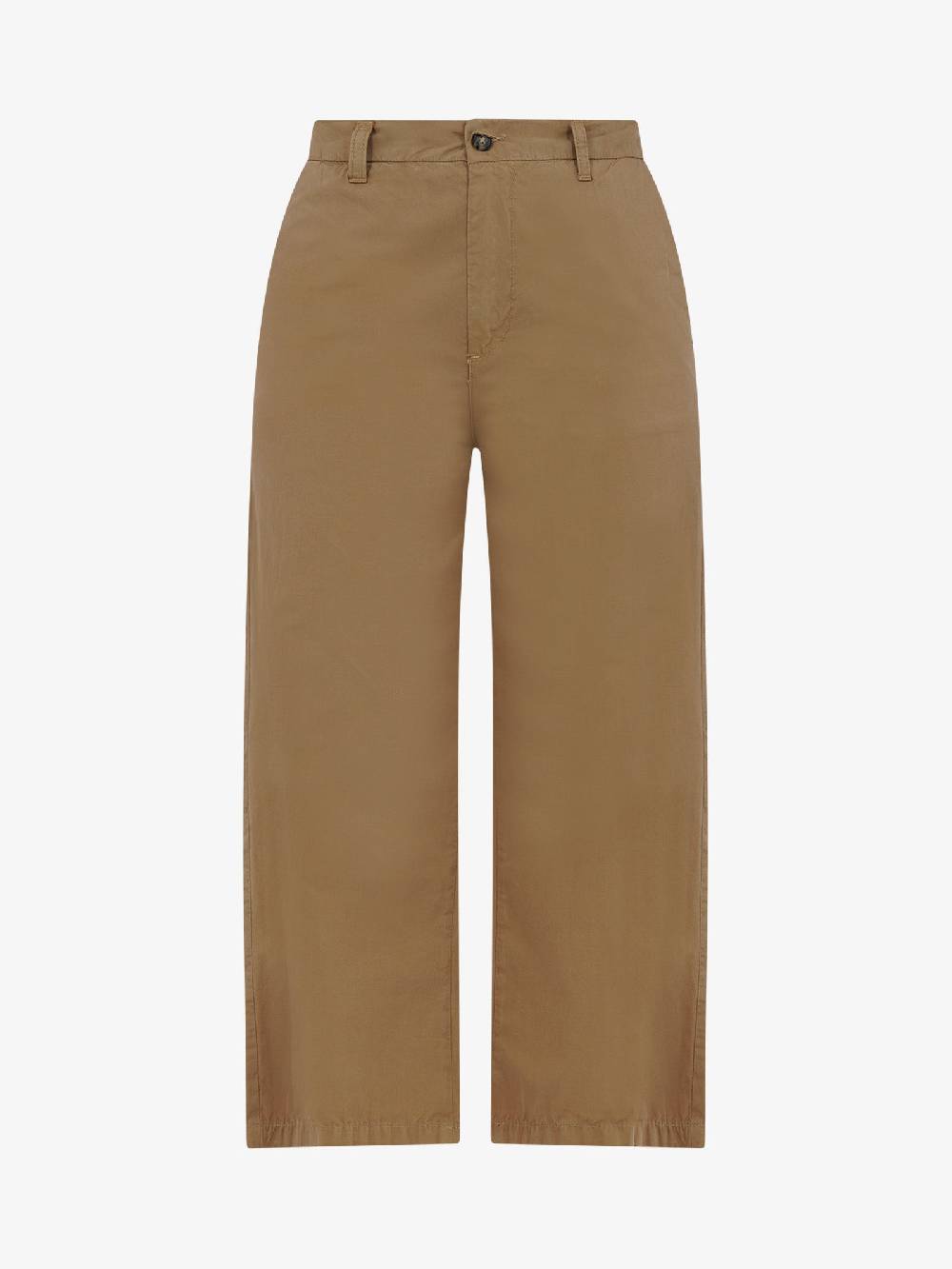 DIXIE Pantalone a vita alta P142J175 donna cotone beige Soddisfazione Garantita