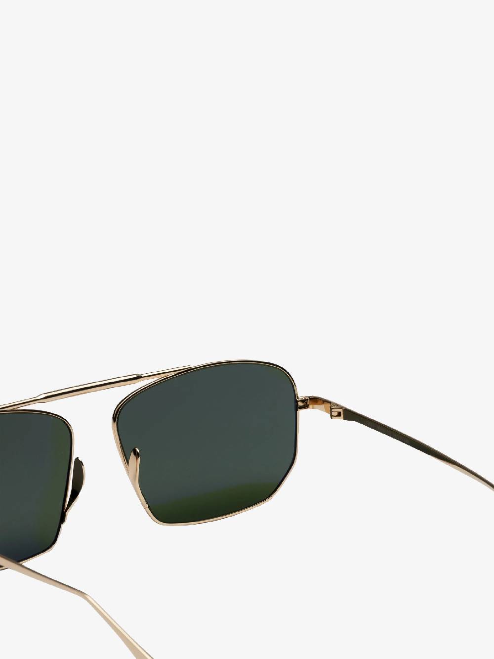 LEZIFF Occhiali da sole ASPEN uomo metallo verde Spedizione Gratuita