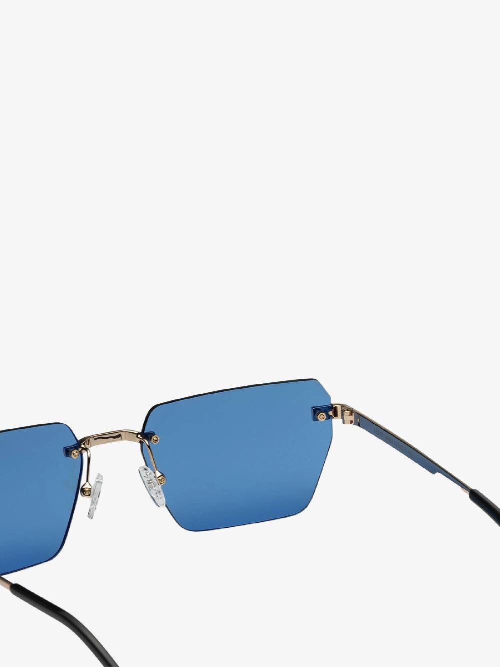LEZIFF Occhiali da sole ARVIN uomo metallo blu Qualità Garantita