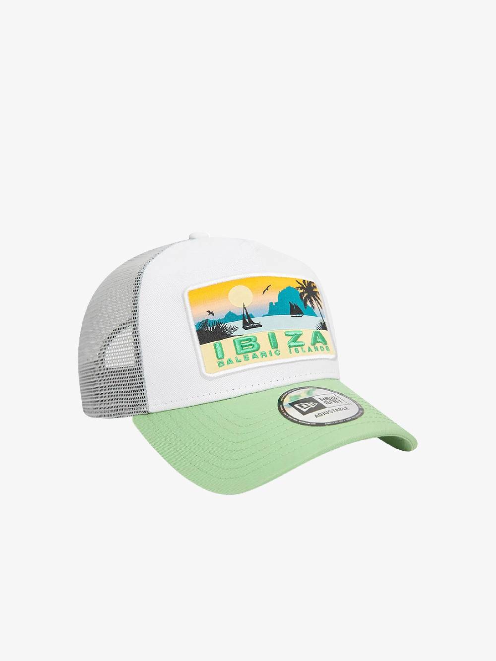 NEW ERA Cappello A-Frame Trucker New Era Summer Ibiza 60503542 cotone verde Fino Al -60%