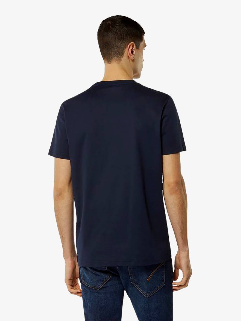 DONDUP T-shirt in jersey US198 JF0271U ZL4 DU uomo cotone blu Offerta