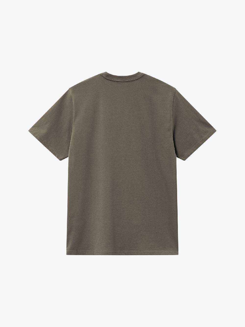 CARHARTT WIP T-shirt S/S Pocket I030434_ uomo cotone marrone Economico