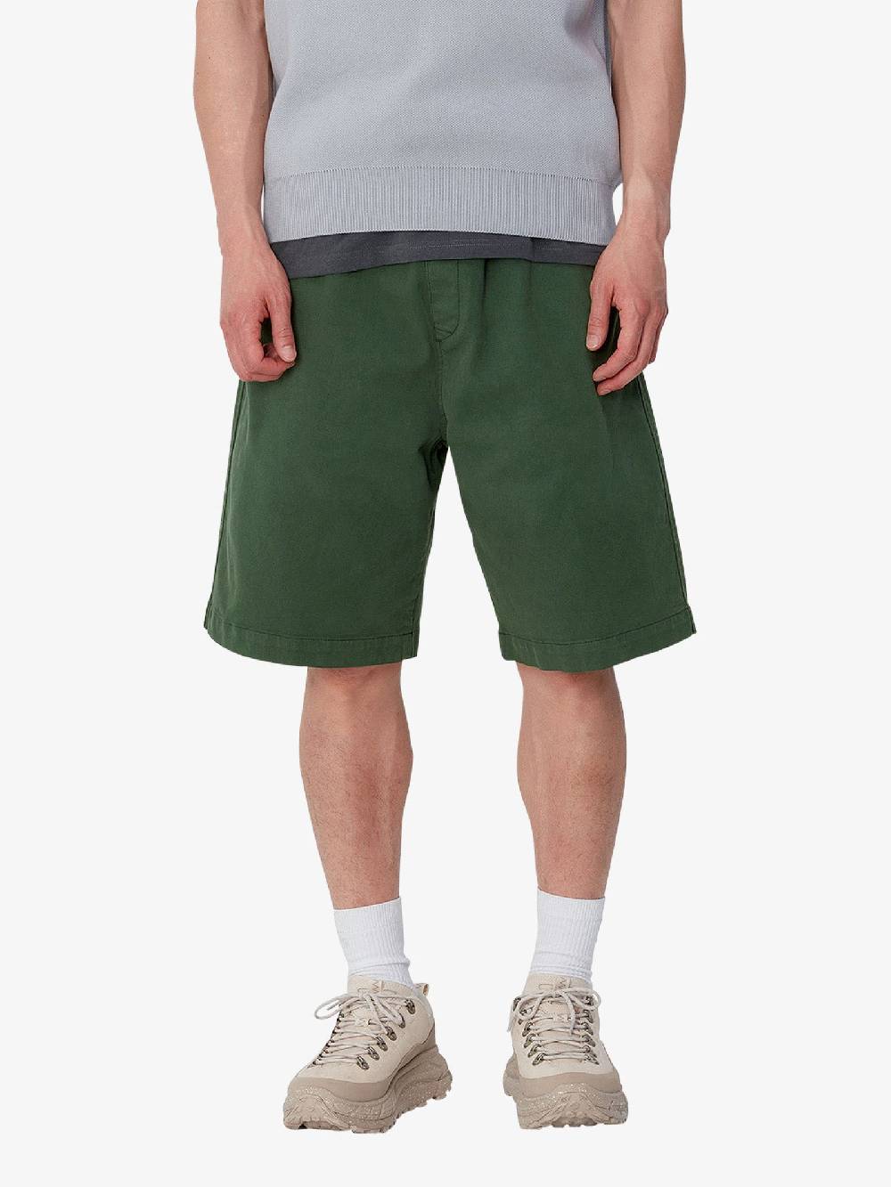 CARHARTT WIP Bermuda Floyde I033587_ uomo cotone verde Offerte
