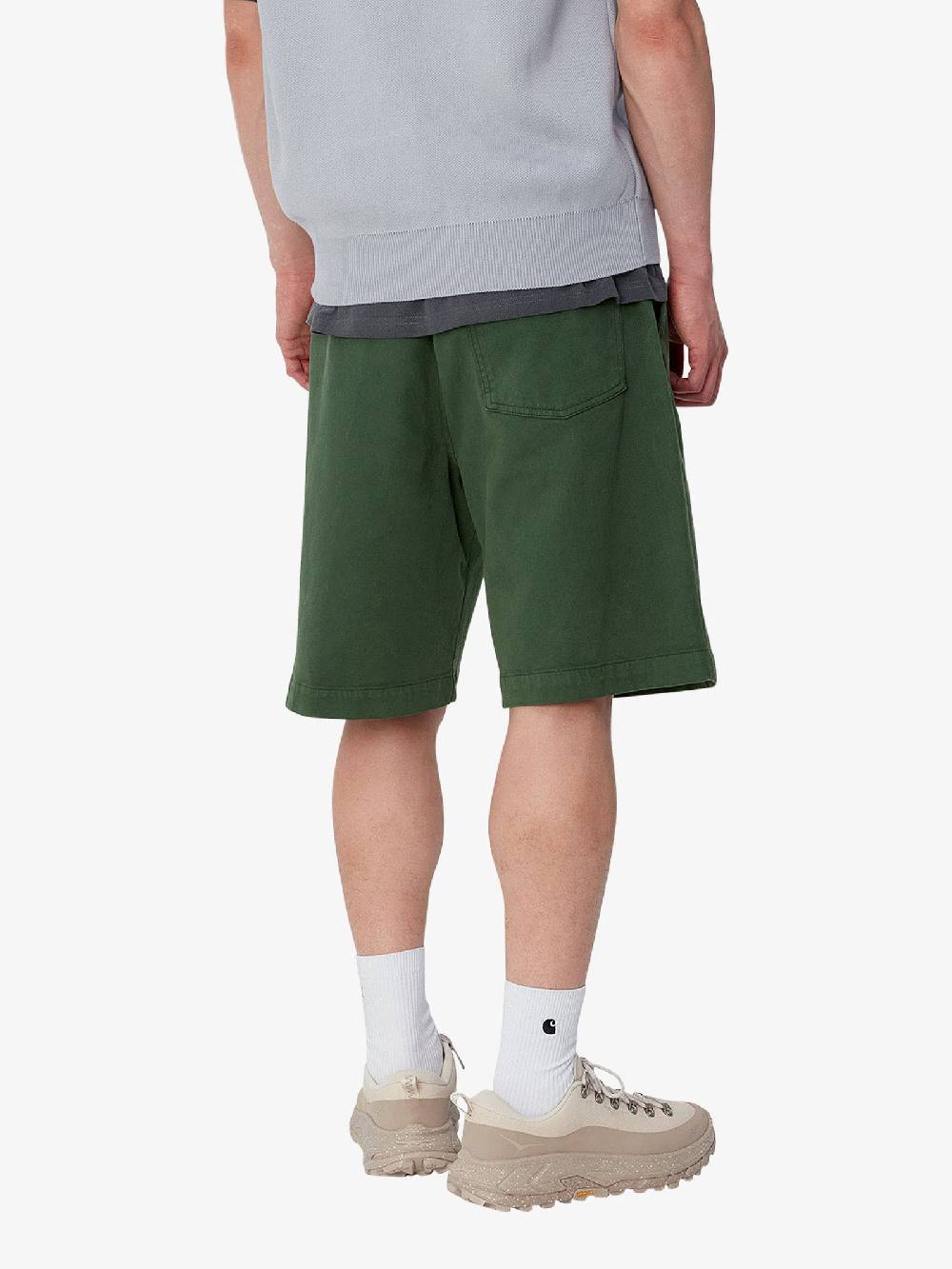 CARHARTT WIP Bermuda Floyde I033587_ uomo cotone verde Offerte