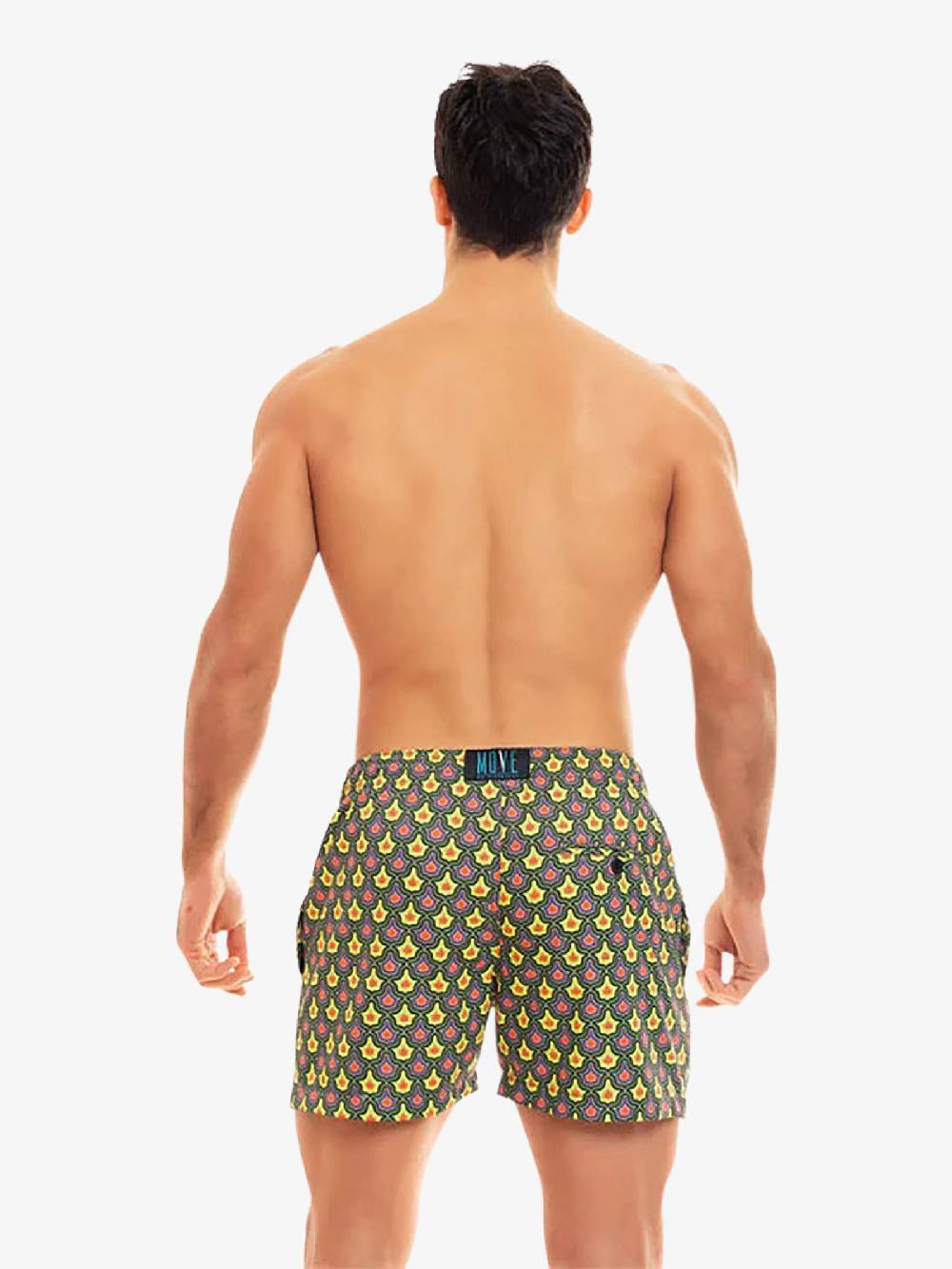 MOVE BEACHWEAR Costume da bagno Boxer Saint Vincent con stampa SVN PRINT 24 uomo giallo Vendita Calda