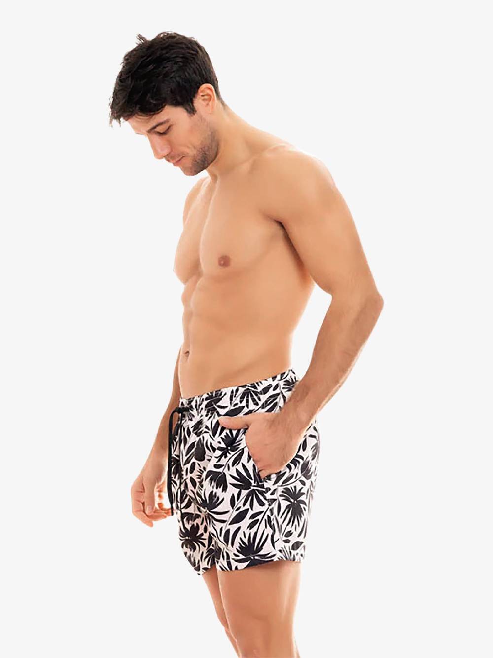 MOVE BEACHWEAR Costume da bagno Boxer Saint Vincent con stampa SVN PRINT 24 uomo nero Vendita Economica