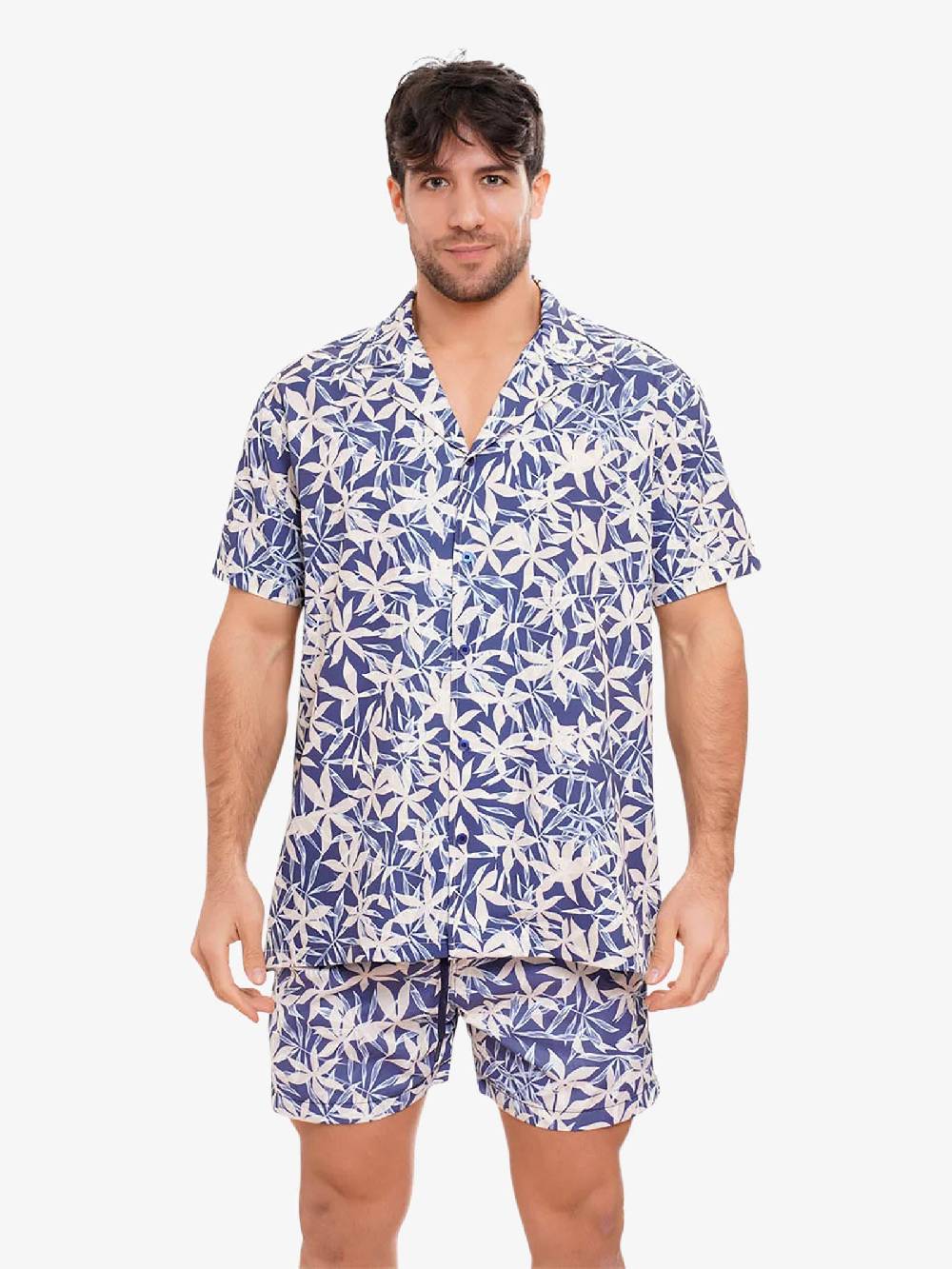 MOVE BEACHWEAR Camicia Bowling con stampa PRINT 24 uomo multicolor Negozio
