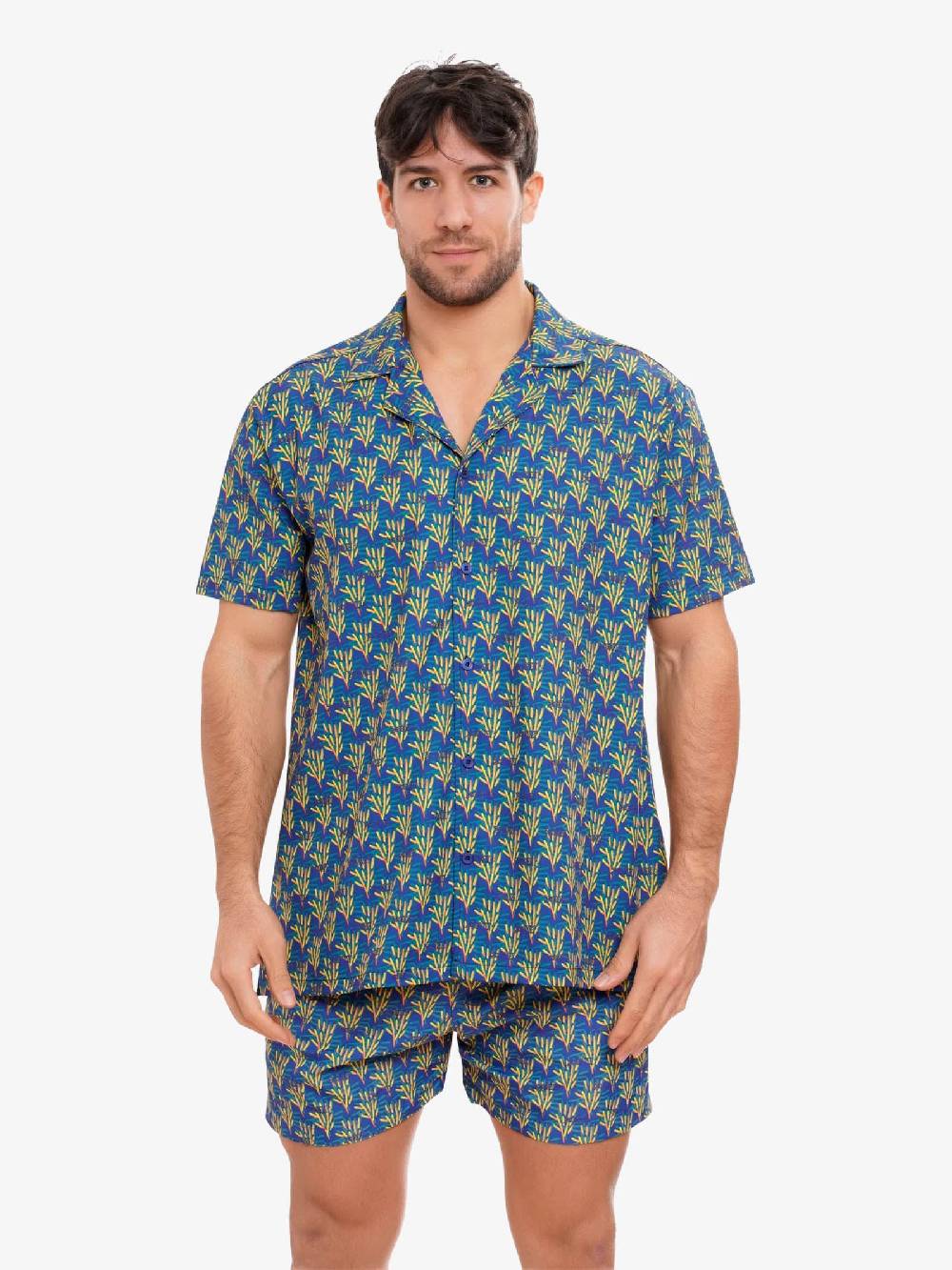 MOVE BEACHWEAR Camicia Bowling con stampa CAMICIA PRINT 24 uomo multicolor Nuova