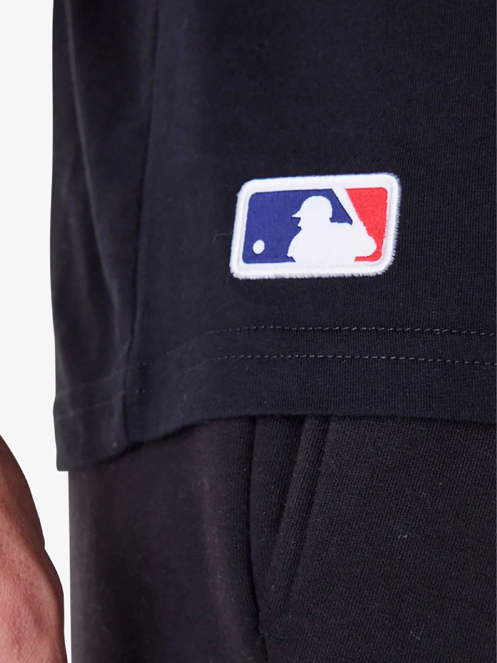 NEW ERA T-shirt Oversize LA Dodgers MLB Essential 60416724 uomo cotone nero Italy