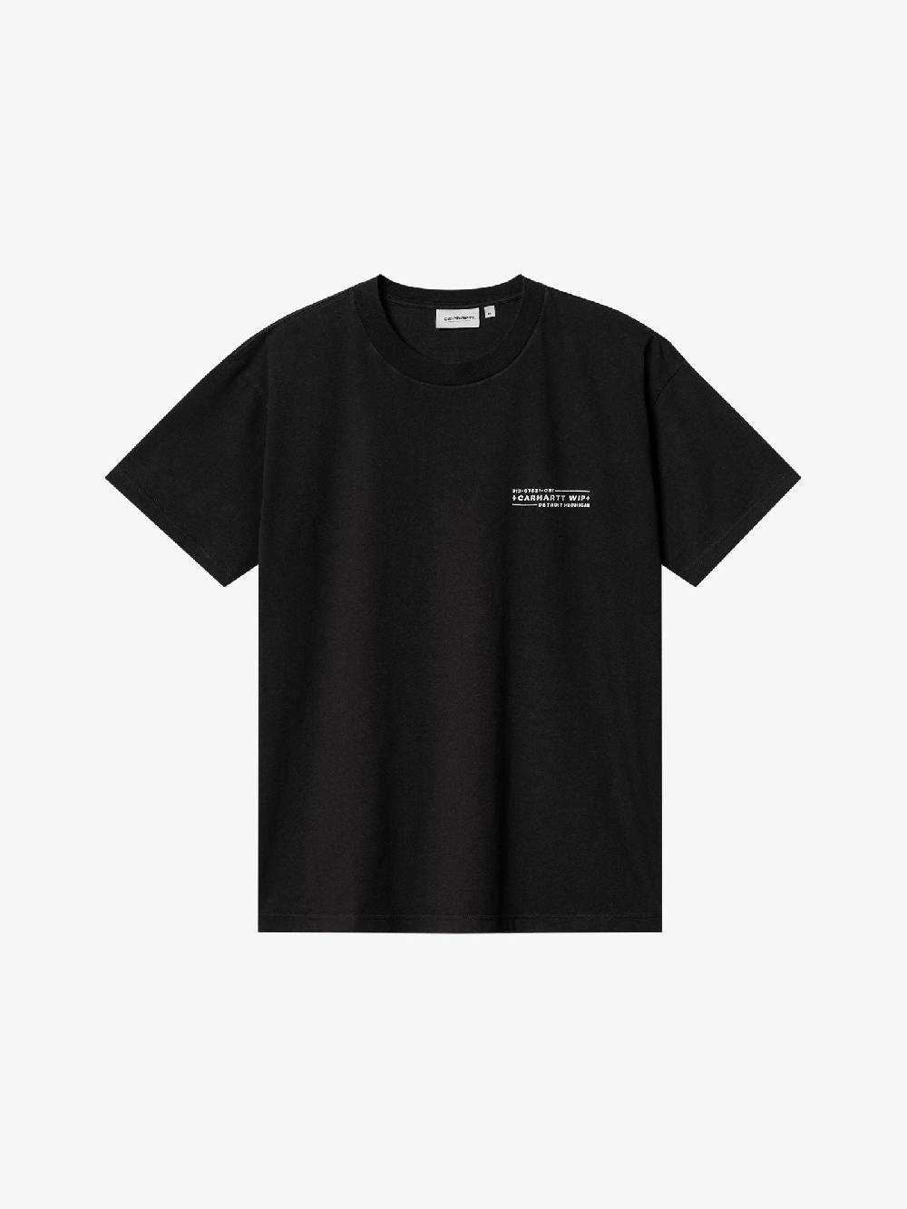 CARHARTT WIP T-shirt S/S Stamp I033670_ uomo cotone nero