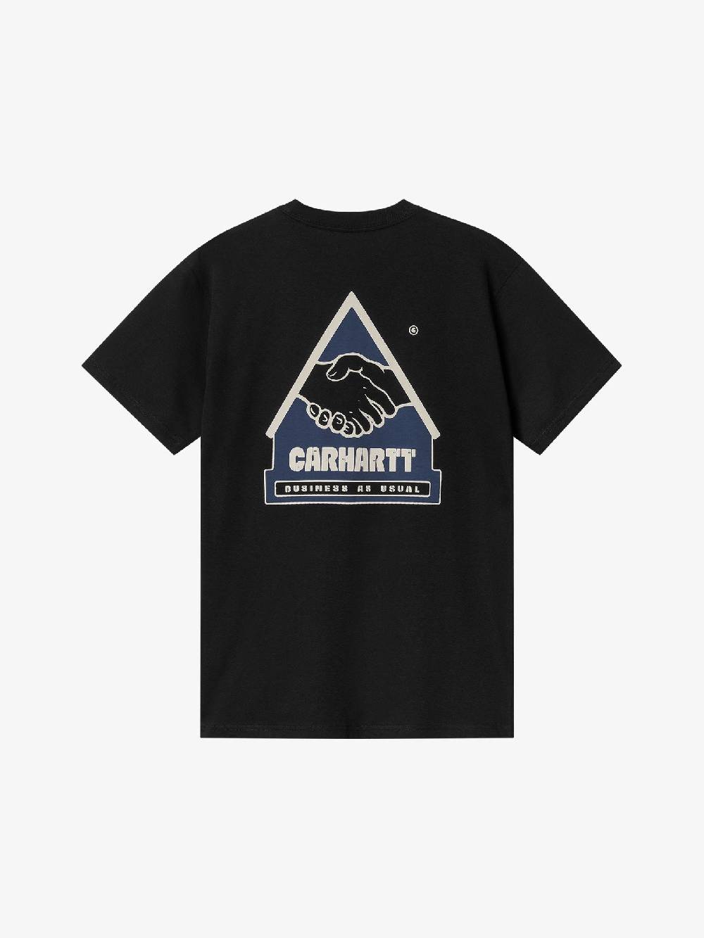 CARHARTT WIP T-shirt S/S Trade I033638_ uomo cotone nero Soddisfazione Garantita