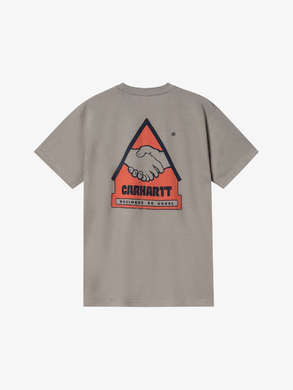 CARHARTT WIP T-shirt S/S Trade I033638_ uomo cotone grigio Qualità Garantita