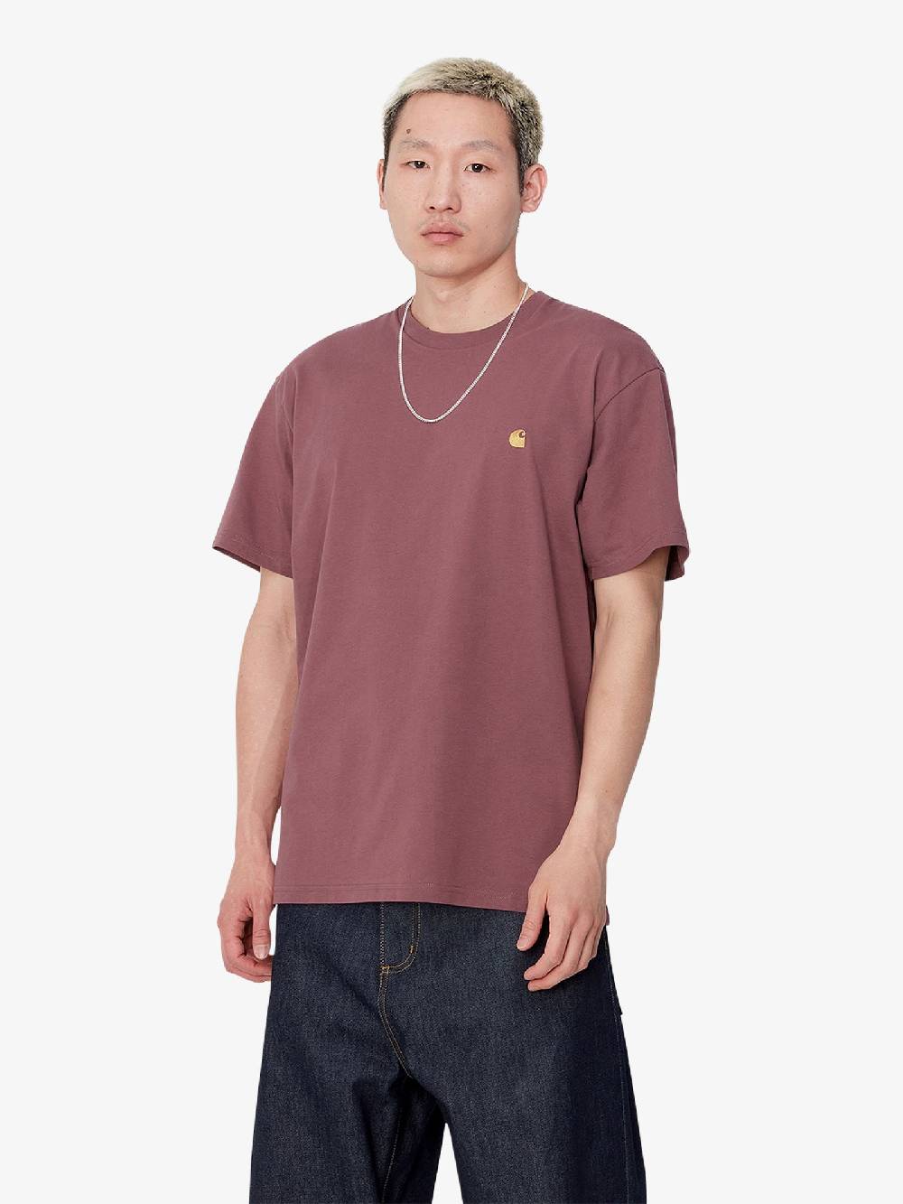 CARHARTT WIP T-Shirt S/S Chase I026391_00R_XX uomo in cotone bianco Sottocosto