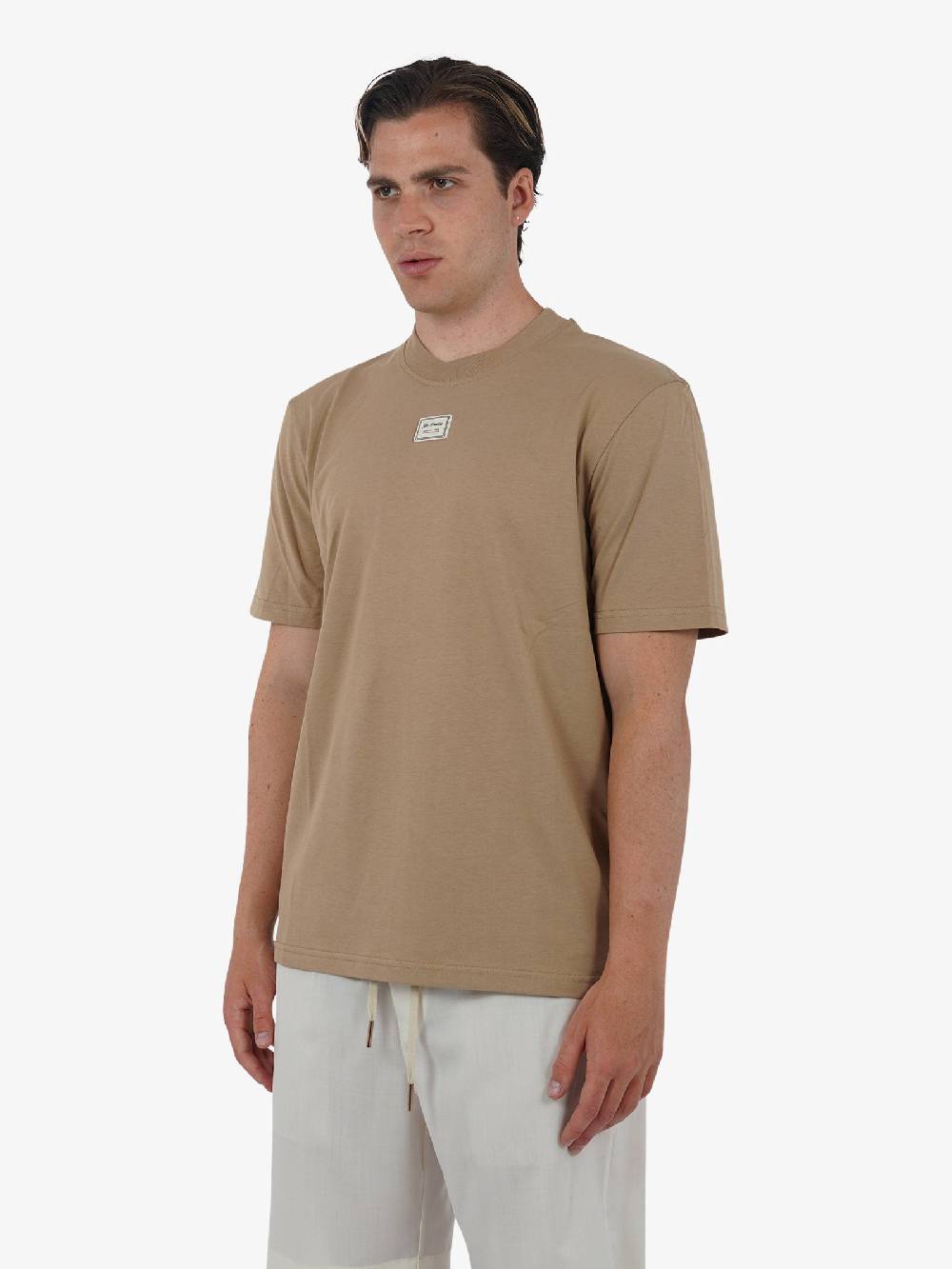 YES LONDON T-shirt XM4116 uomo cotone marrone Novità