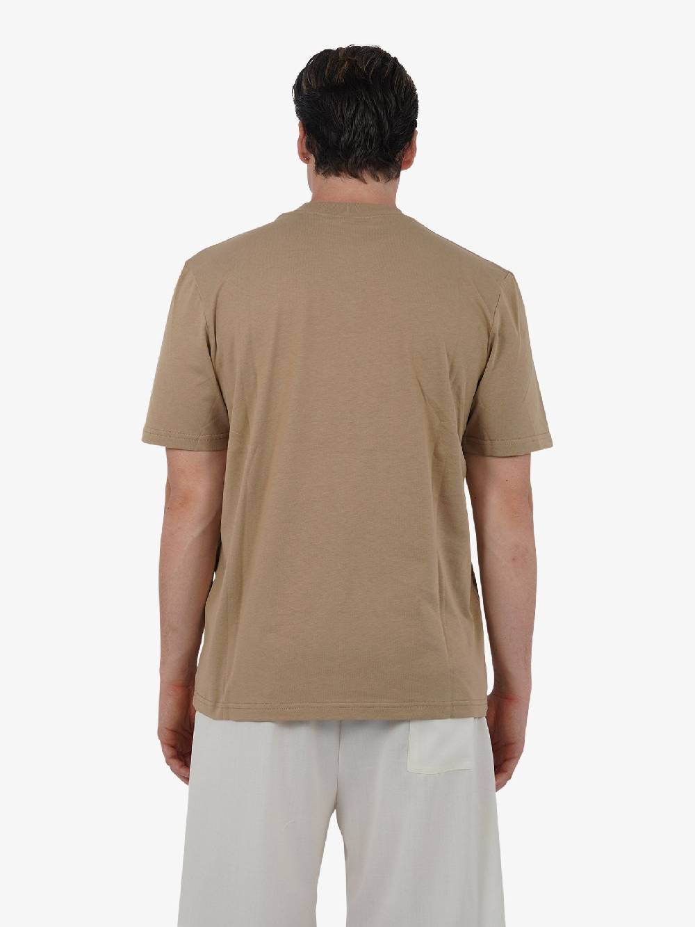 YES LONDON T-shirt XM4116 uomo cotone marrone Novità