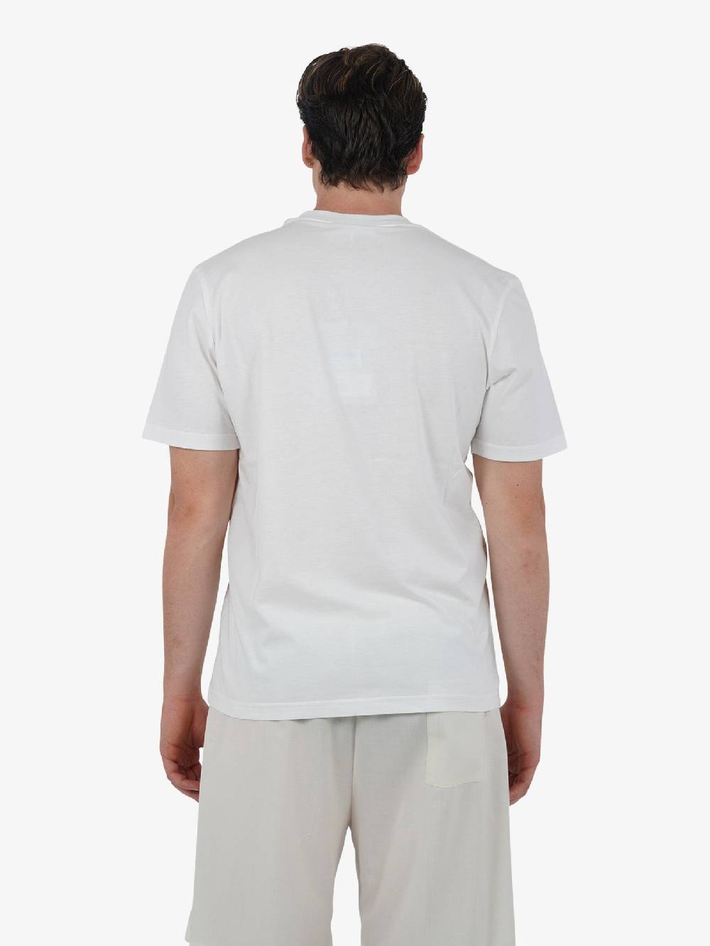 YES LONDON T-shirt XM4116 uomo cotone panna Economico