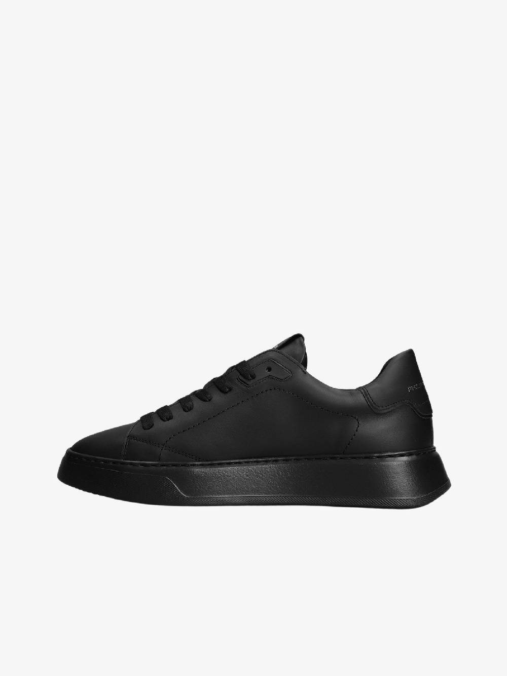 PHILIPPE MODEL Sneaker Temple Veau - Noir Blanc Outlet
