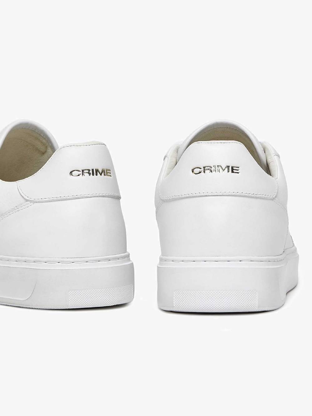 CRIME LONDON Sneakers Eclipse 17670PP6 uomo pelle bianco In Vendita
