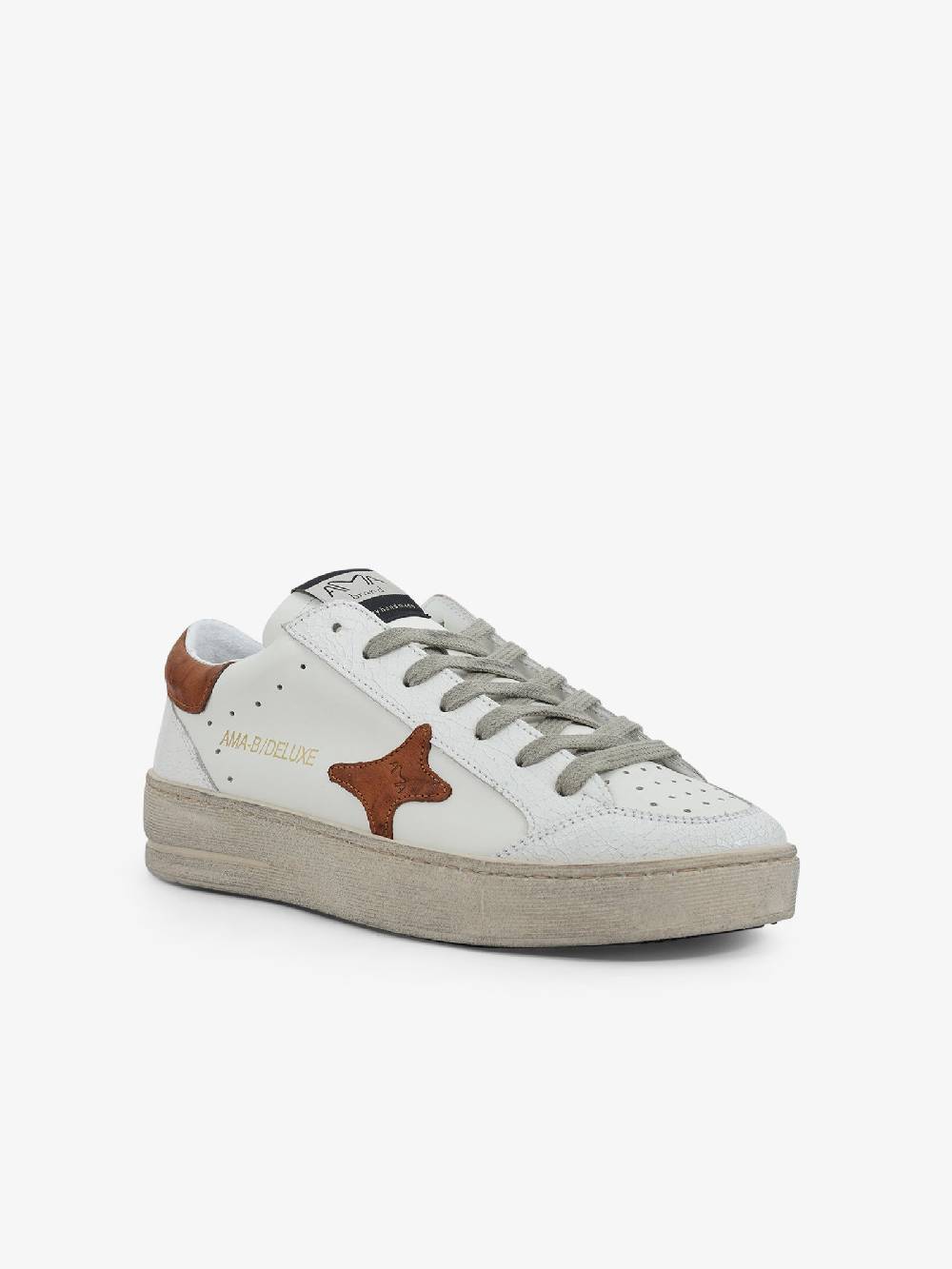 AMA BRAND Sneakers 2769 uomo pelle bianco Hotsell