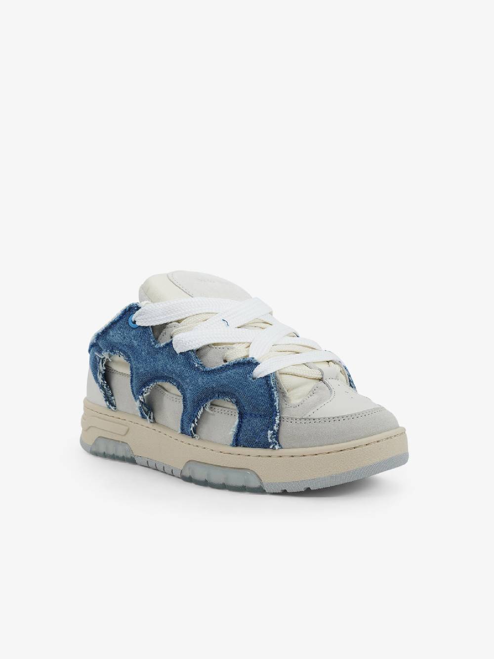 DANILO PAURA Sneakers YU01-S1-SU-AP SANTHA 1 pelle denim I Più Venduti