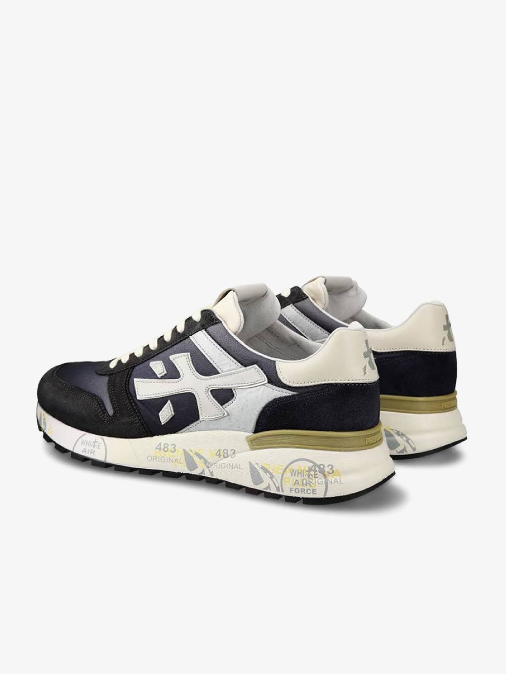 PREMIATA Sneakers MICK 6618 uomo pelle blu Nuovo